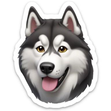 New champion malamute sticker