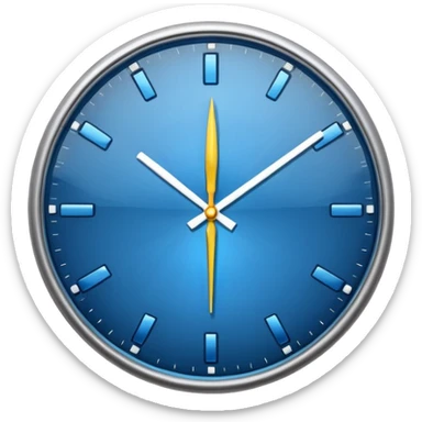 Clock it emoji sticker