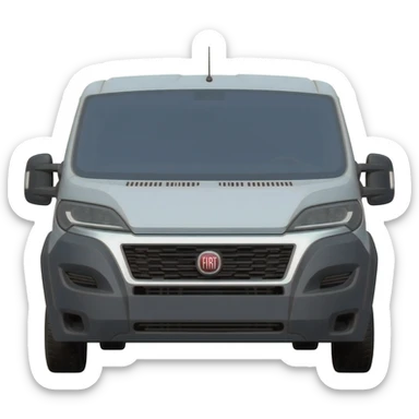 2026 Fiat Ducato camper van light grey sticker