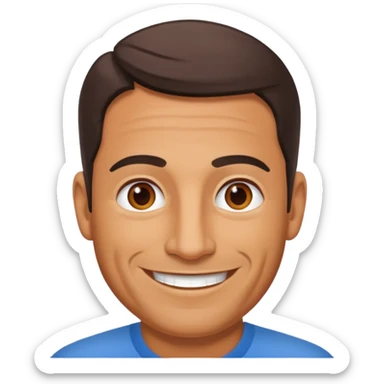 Bon Any 2026 et desitja Raúl Hileno 44 anys moreno sticker