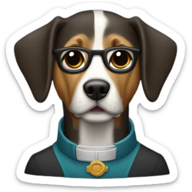 Perro pastor suizo sticker