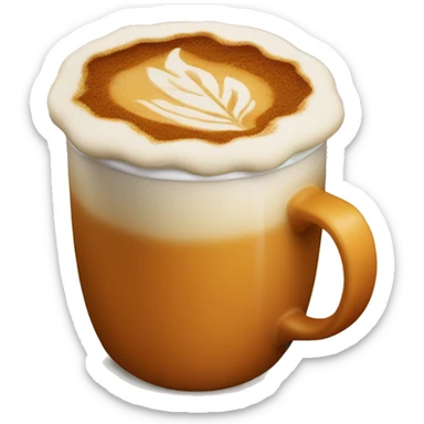 Pumkin spice latte sticker