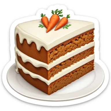 Carrot cake  sticker