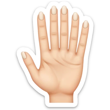 Three fingers  sticker