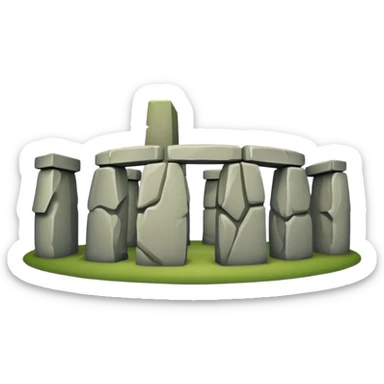 Cinematic Realistic Stonehenge Emoji sticker