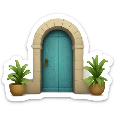 Tunisian door sticker