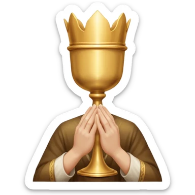 adoration and eucharist sticker