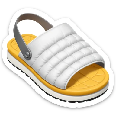 puffer summer shoes sticker