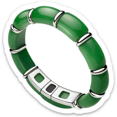 green bracelet sticker