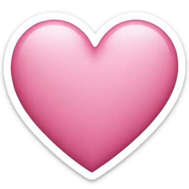 pink heart sticker