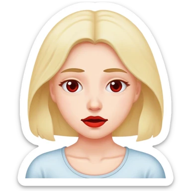 Female period sticker