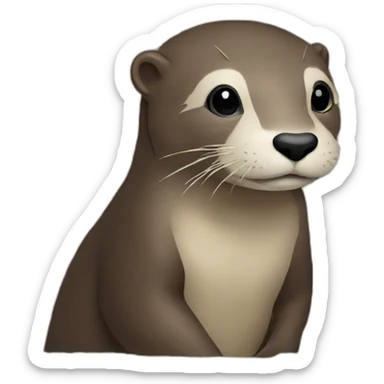otter money sticker