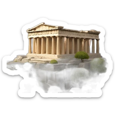 acropolis sticker