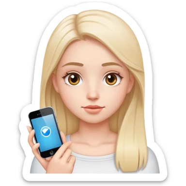 A clean Girl with an iPhone and an Stanley sticker