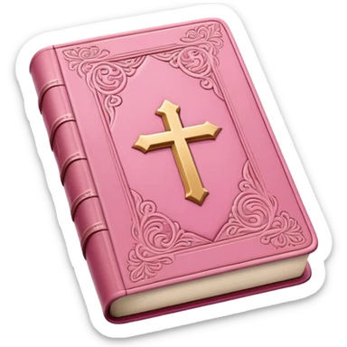 pink bible sticker