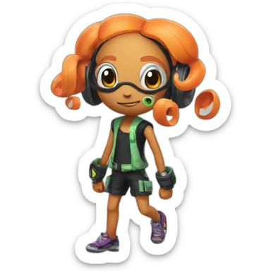 splatoon octoling sticker