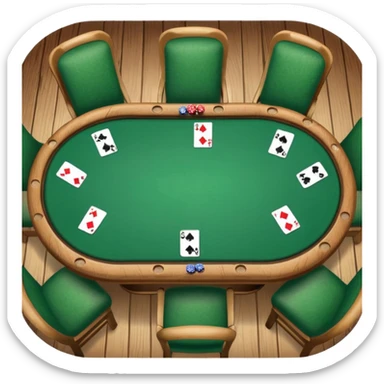 Poker Table: Standard Green Oval Table



 sticker