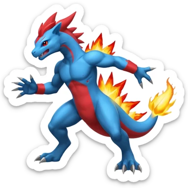 Electrike-Manectric-Salamence-fusion (full body) sticker