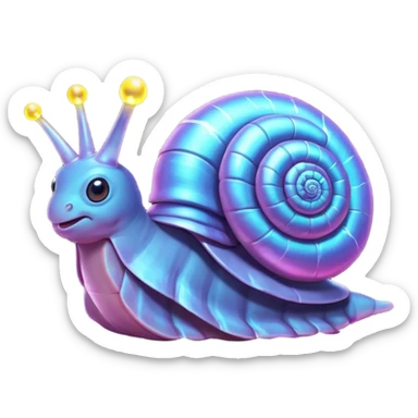 lightning snail emoji sticker