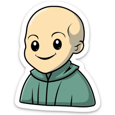smiling Voldemort sticker