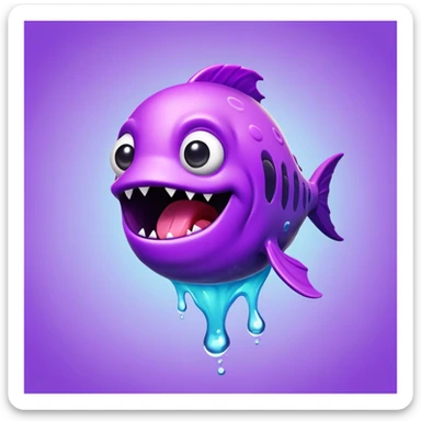 slurp fish from fortnite sticker