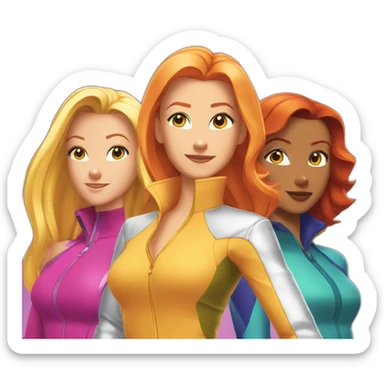 the 3 totally spies sticker