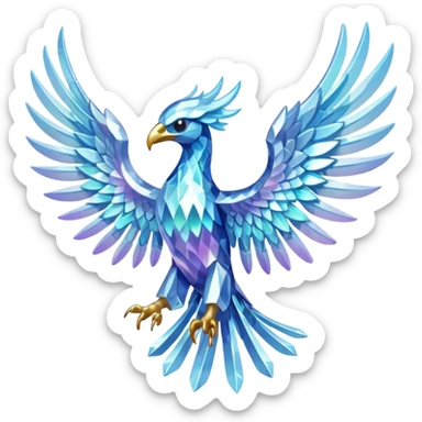 Ice Phoenix sticker