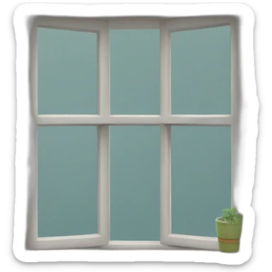 diary outside the window sticker