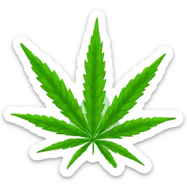 Weed joint sticker