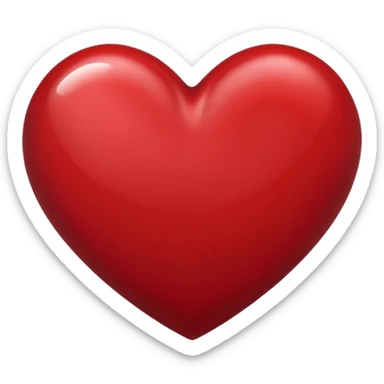 dark red heart emoji sticker