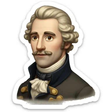 British man from 1800's sticker