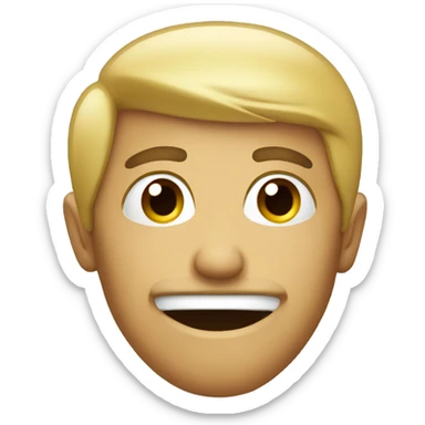 classic emoji whispering sticker