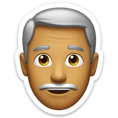 A emoji looking to the side blankly  sticker