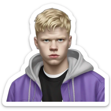 artist yung lean sticker
