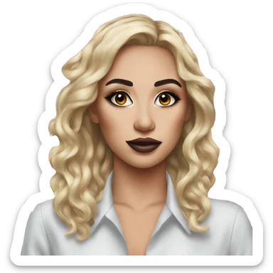 Hyper realistic makeup vanity sticker