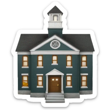 one room school house sticker