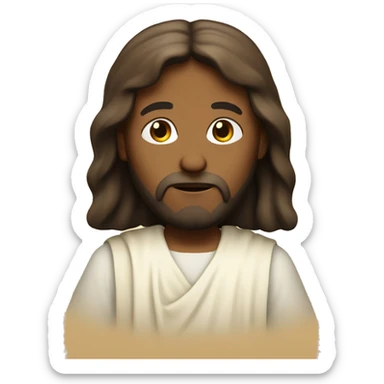 jesus christ pray sticker