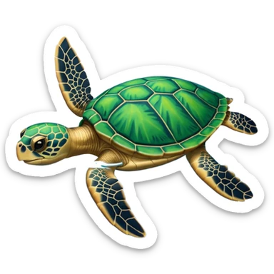 Sea turtles sticker