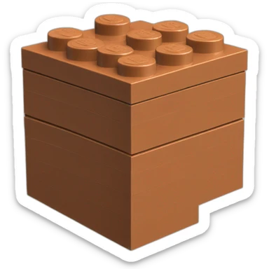LEGO 2x2 brick sticker