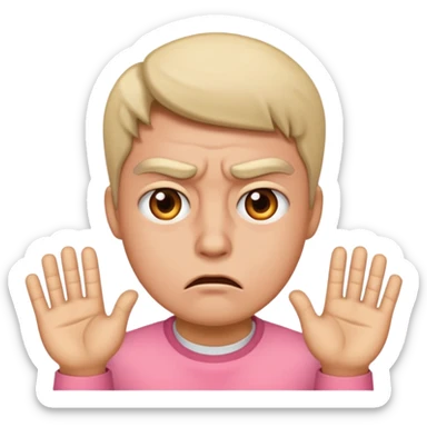 Annoyance/anger - feeling of irritation or displeasure' sticker