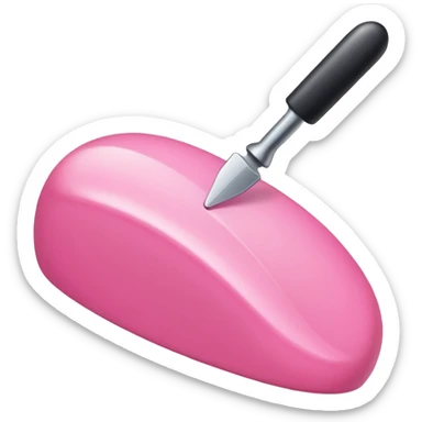 make a nail filing emoticon sticker