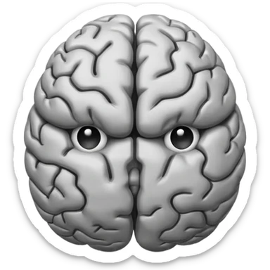 Brain sticker