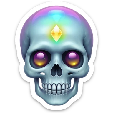 Pookie aura skull  sticker