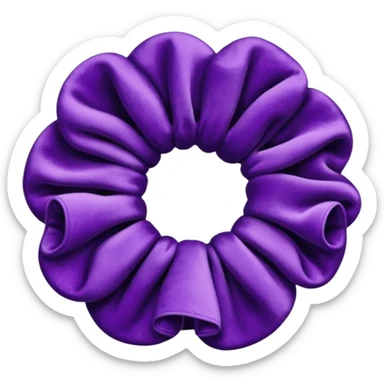 hair scrunchie sticker