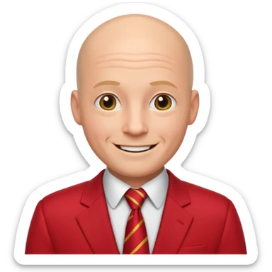 smile-bald-men-with-ties-red suit sticker