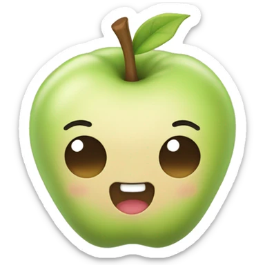 Pomme de terre kawaii sticker