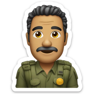 Kaled giraldo credpo y barbado sticker