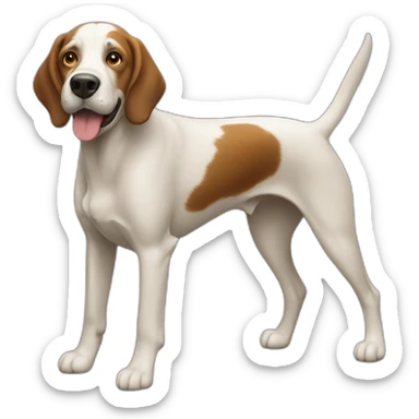  a hunting dog sticker