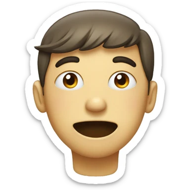 GABA emogy face sticker