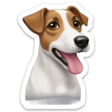 Jack Russell tache sticker